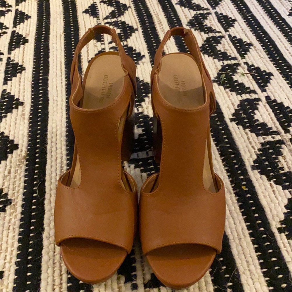 Urban Outfitters Peep-Toe Heeled Sandals